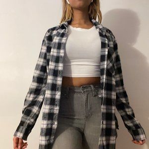 plaid oversize shirt / flannel